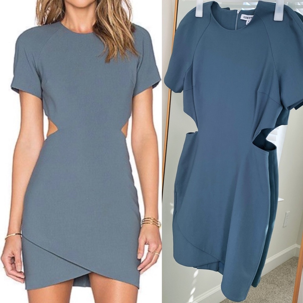 NWOT🔖Elizabeth and James Leonie Dress Cut Out Blue/Teal